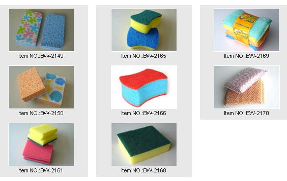 supply  Cellulose sponges, Sponge Scourer , Kitchen Counter sponge etc
