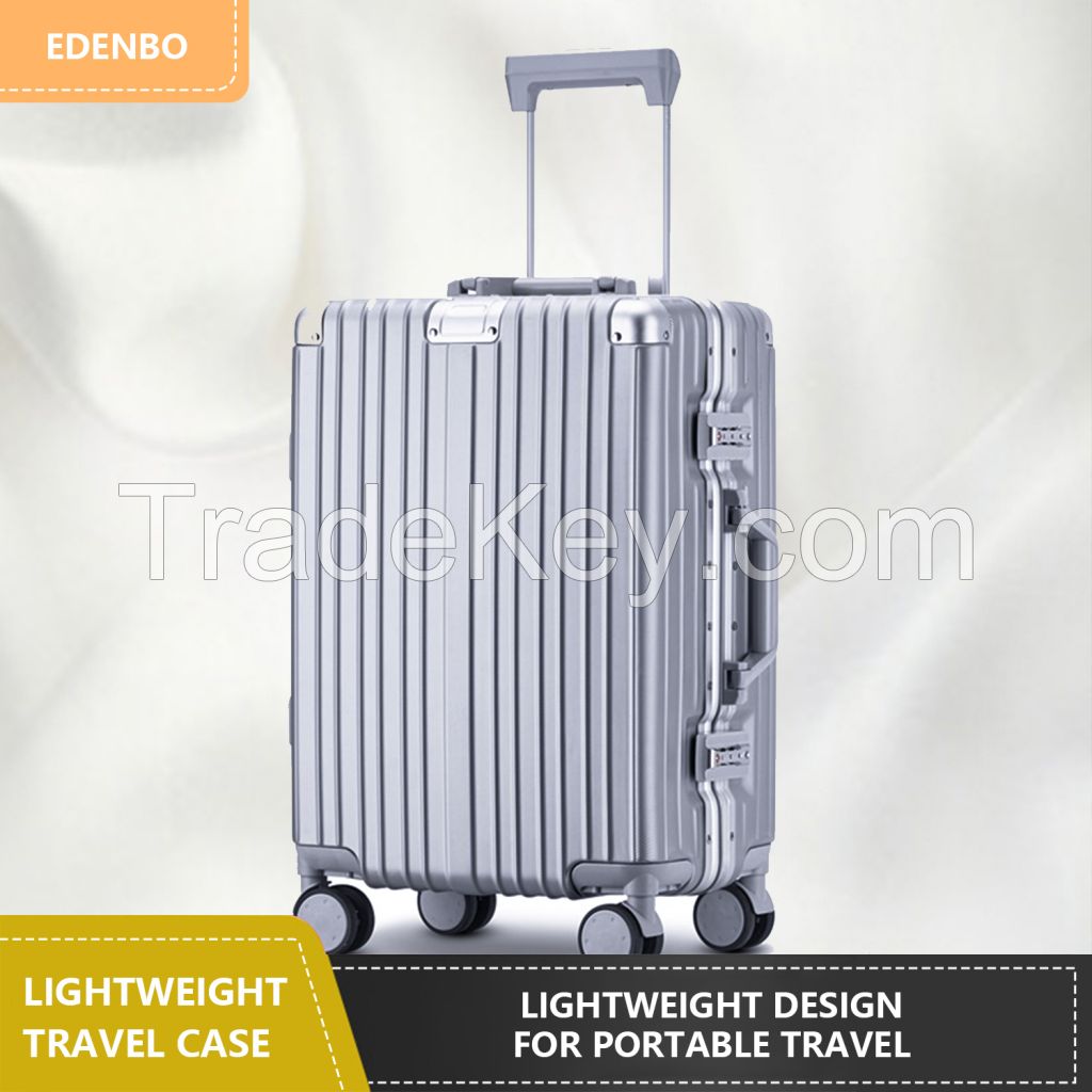 EDENBO F8838 20 â€œhigh-end aluminum frame dealer travel pull rod case