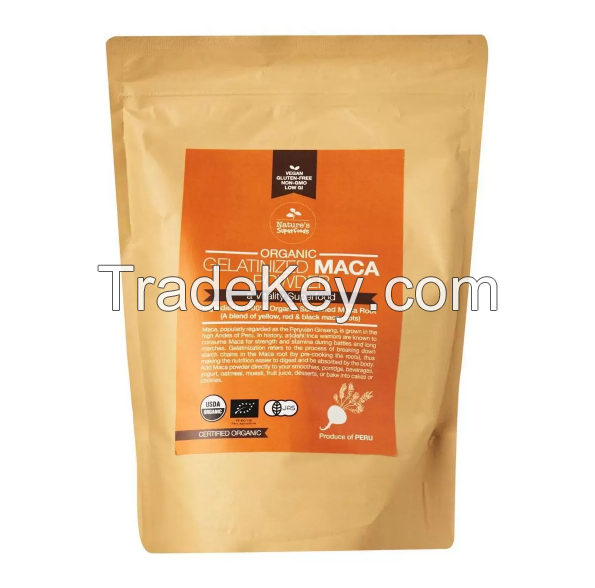 Organic Gelatinized (activated) Maca Powder