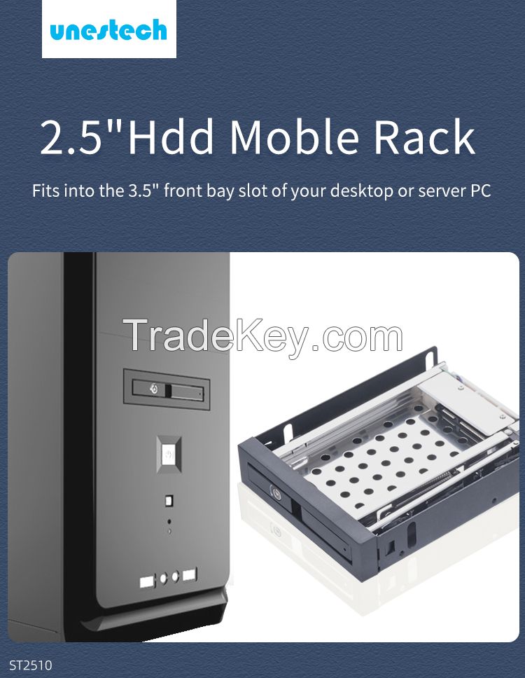 Unestech 2.5inch SATA 6 Gbps hdd/ssd mobile rack hdd bo