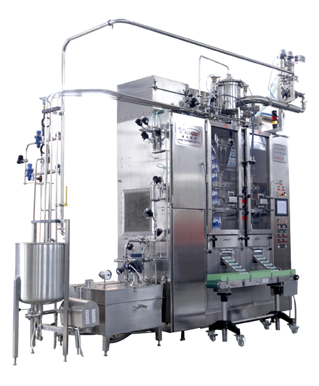 Aseptic Vertical Form / Fil /Seal PE Pouch Machine (can appy plastic )