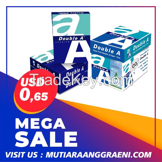 Double A Copy Paper 70gsm, 75gsm, 80gsm