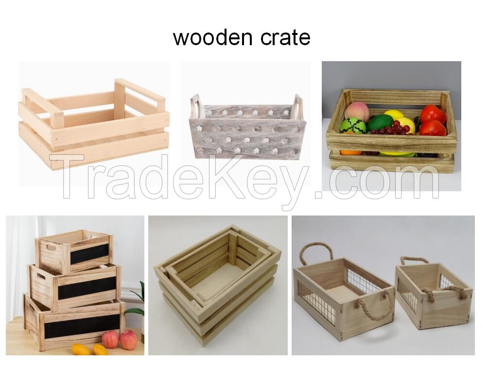 wooden crate box