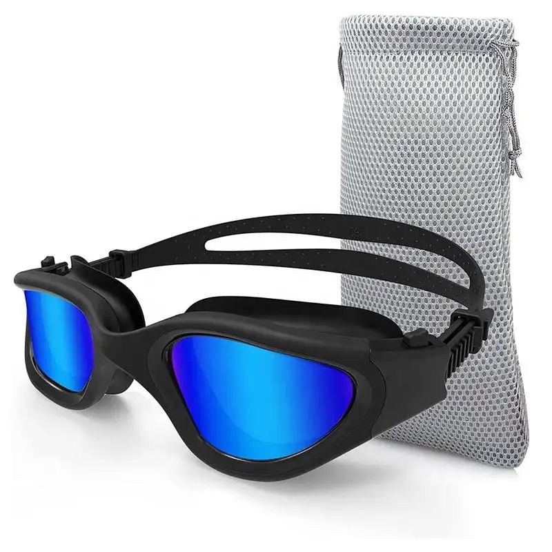 Customized swimming googles man woman adult new fashion anti fog UV protection swim glasses