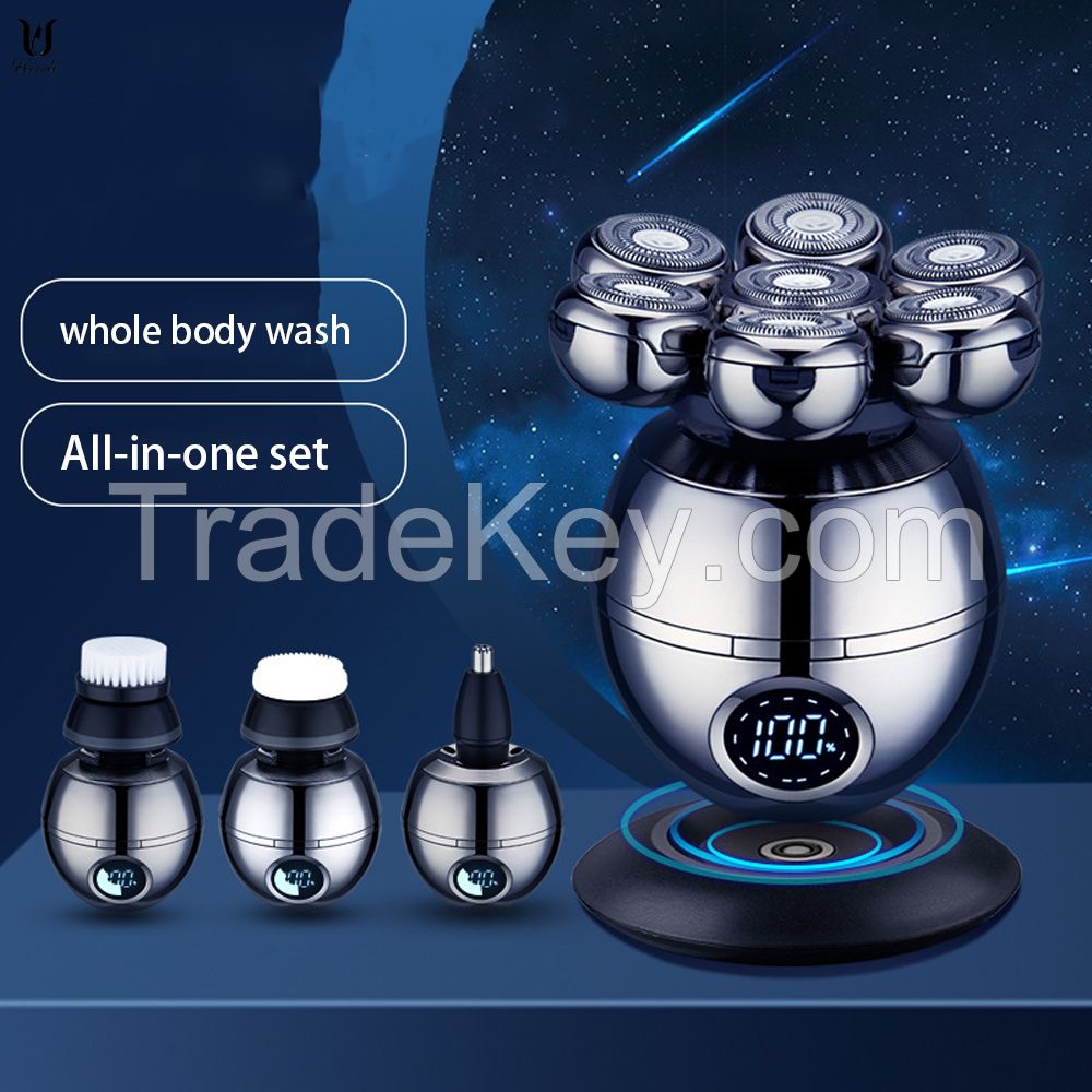 Electric Head Shaver For Bald Men 7d Floating Cutter