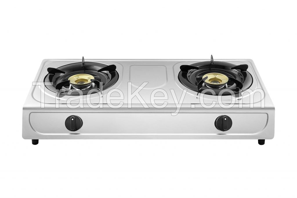 Indoor Household use Gas stove with double burner gas cooktops