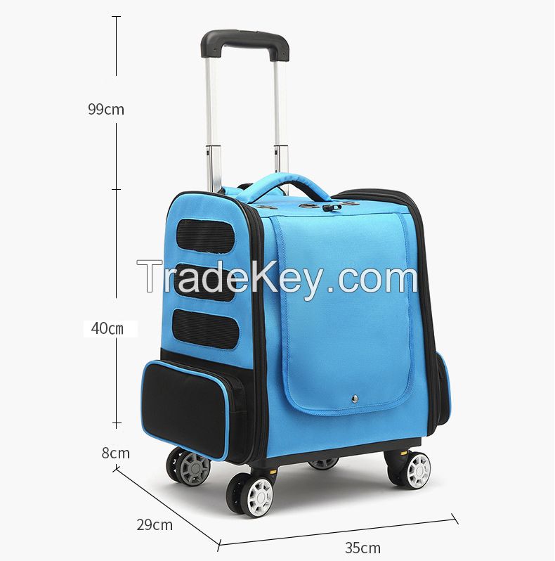LW901pet trolley case backpack