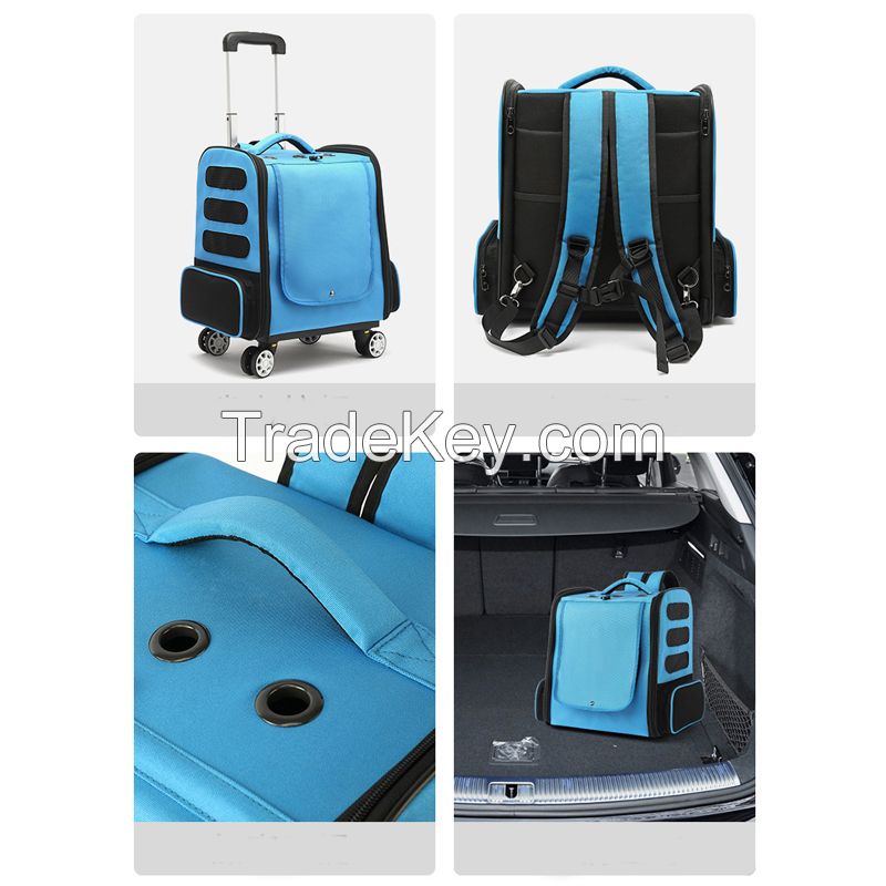 LW901pet trolley case backpack