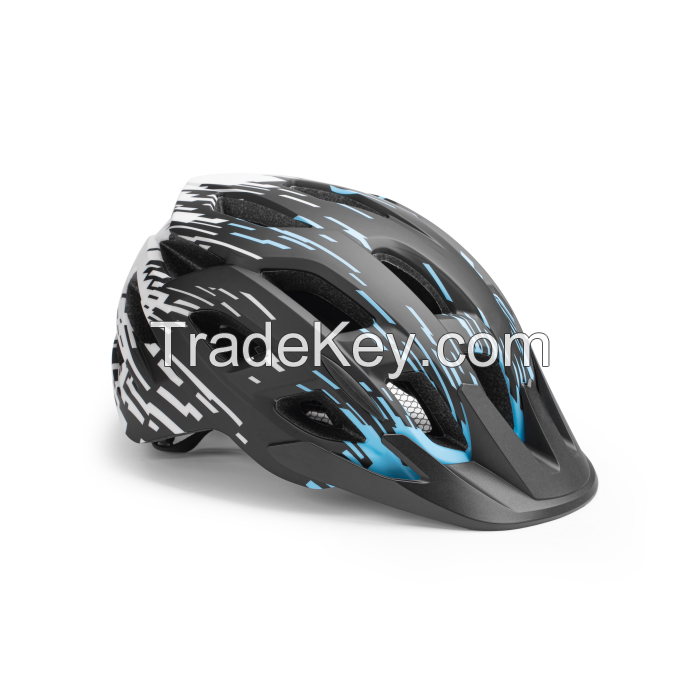 Mountain bike helmet with USB rechargeable light for adult