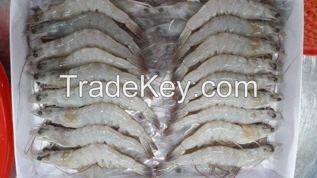 Vannamei white leg shrimp, Blacktiger prawn