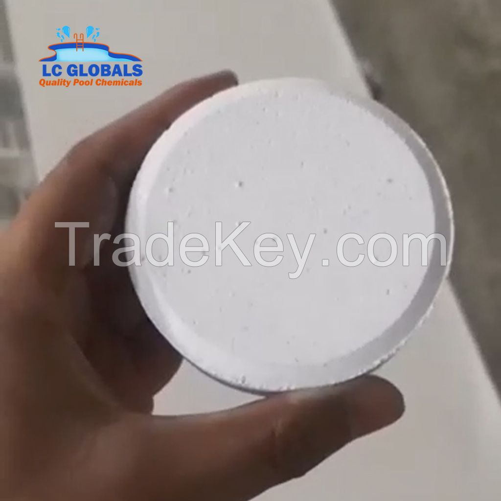 Manufacture Pool chlorine tablets 200g 90% high content