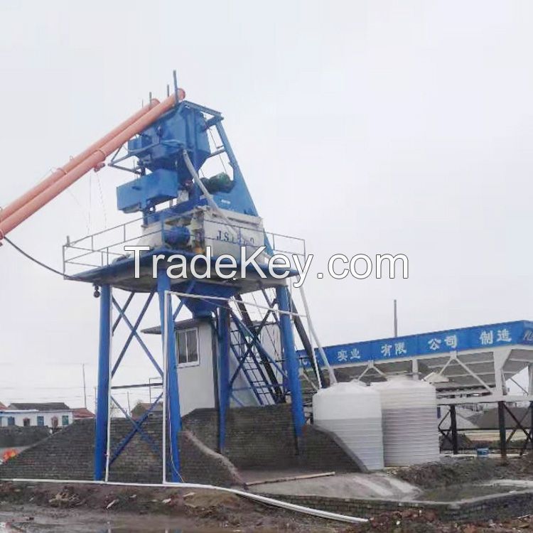 1.5m3 horizontal twin shaft electric cement concrete mixer JS1500 mixer for sale