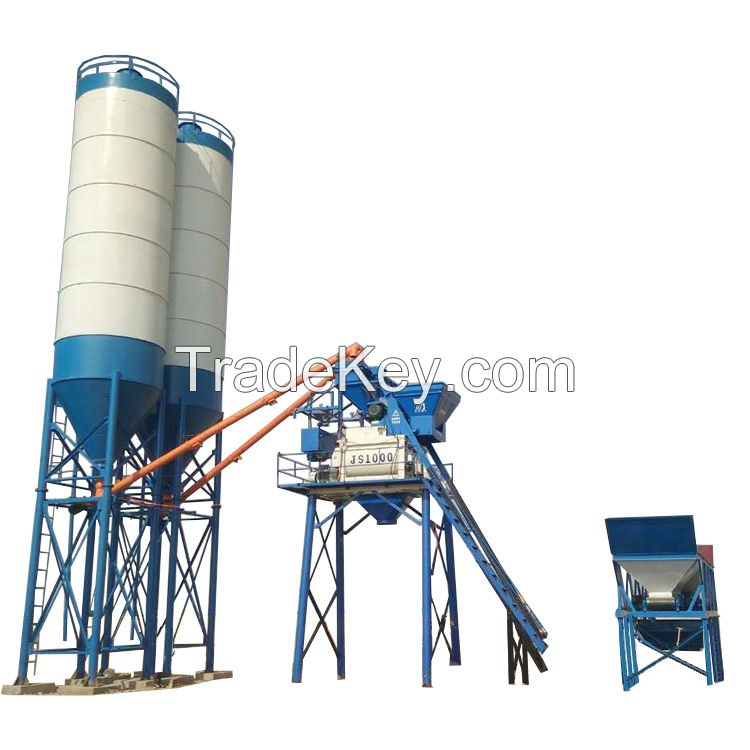 hot selling concrete batching plant automatic system dry mix station