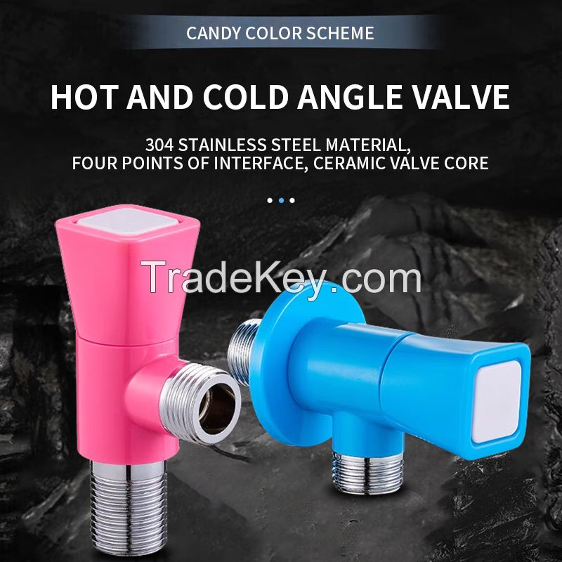 304 Color Angle valve (multiple colors available)