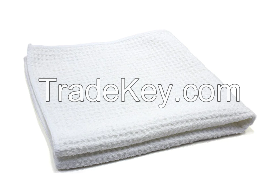 Waffle-Weave Microfiber Towel