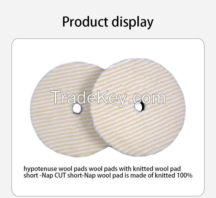 Car Detailing Polishing Pad Buffer Single Side lamb wool Car polishing Pad Model Number:  W0739