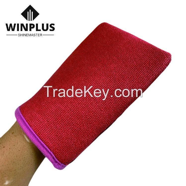 Premium Pink Color Car Cleaning clay mitt ( without cuffs. )