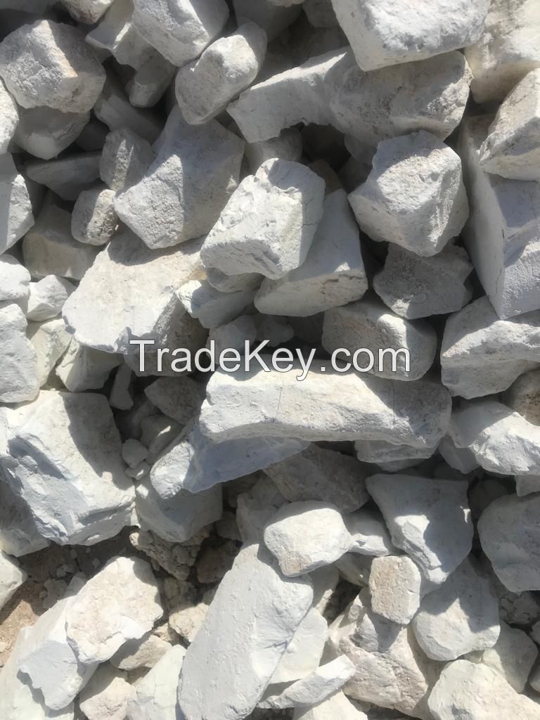 High-quality white bentonites