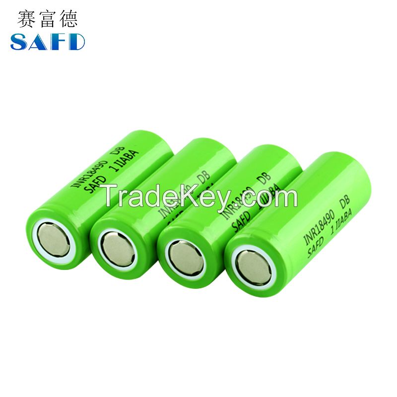 SAFD 18500DB 2400mAh 3.7v Smart Charging 2.5v Cut-off Li ion Batteries