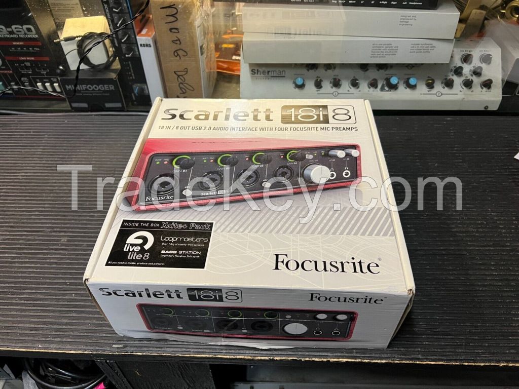 Focusrite Scarlett 18i8 2nd Gen 18-In 8-Out USB Audio Interface