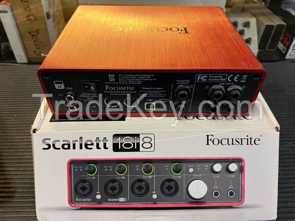 Focusrite Scarlett 18i8 2nd Gen 18-In 8-Out USB Audio Interface