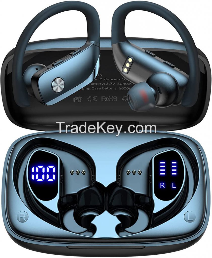 Bluetooth 5.0 Headset TWS Wireless Earphones Earbuds Stereo Headphones Ear Hook