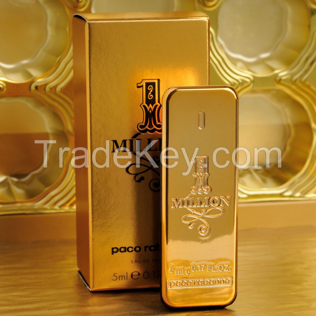 Paco Rabanne Perfume 1 One Million Eau De Toilette Mens Cologne Mini Parfum 5 ml