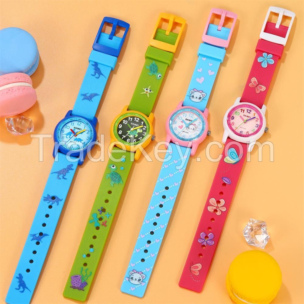 2023 New Skmei Watches For Kids Children Cartoon Watches