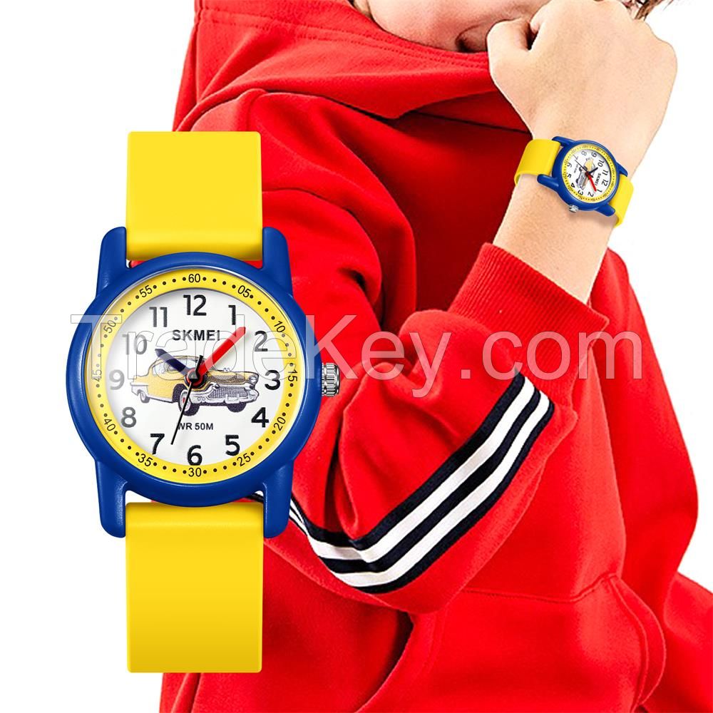 2023 New Skmei Watches For Kids Children Cartoon Watches