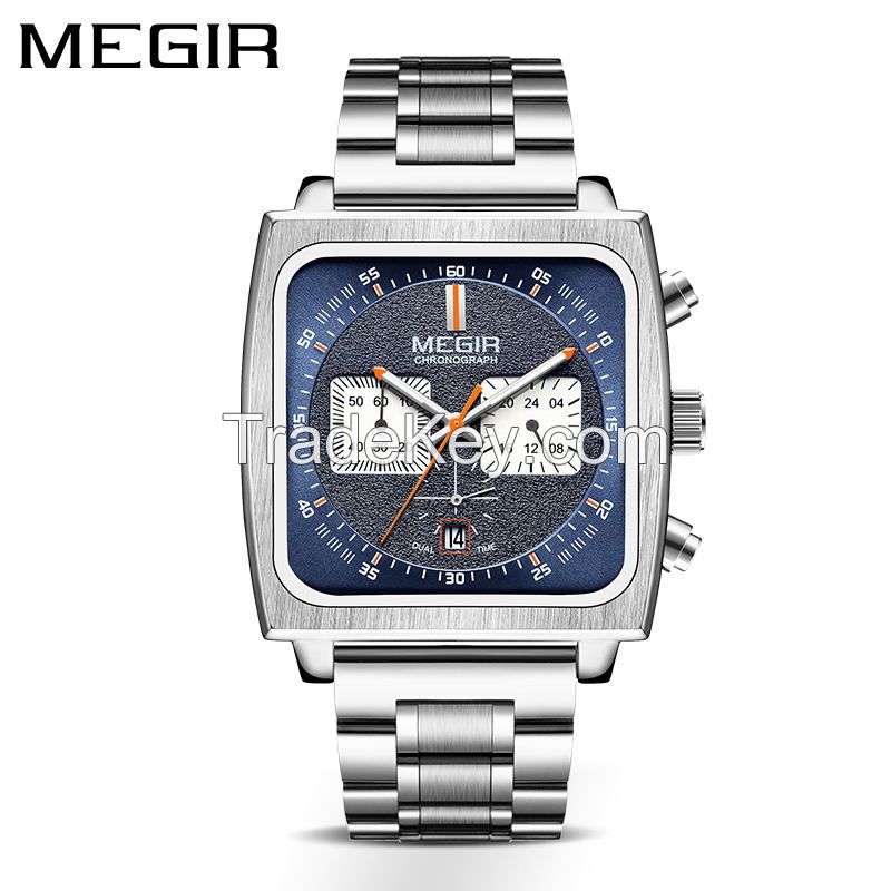 Megir Watch Chronograph Fashion Timepiece For Men