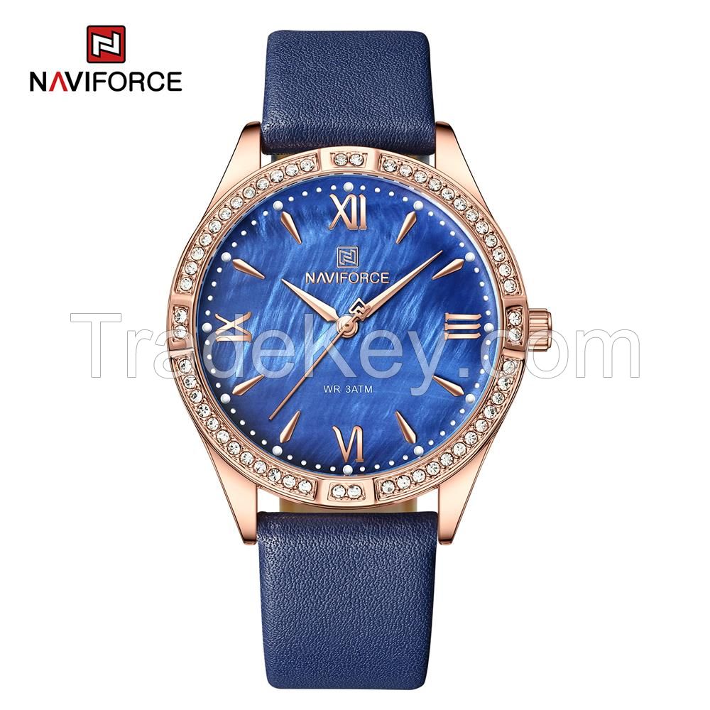 Naviforce Watch For Women Rhinestone Analogue Wrist watch 