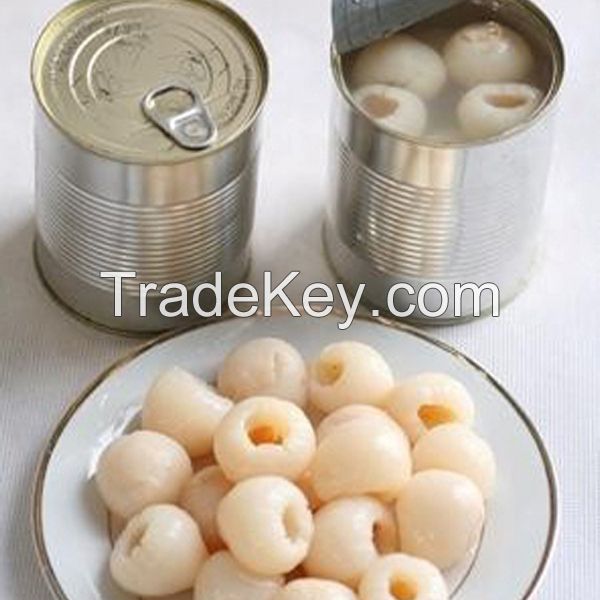 High quality lychee canned best for cooking drinking baking eating snack