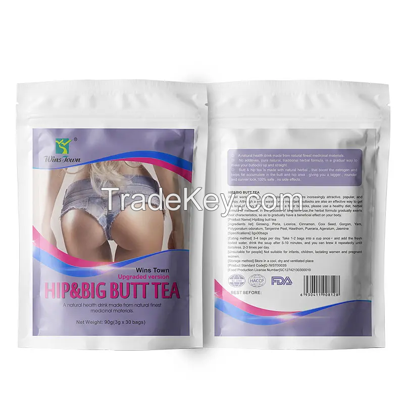 Bigger Hip Up tea Custom Fully Effective Enhancement Sexy Firming Buttock supplements herbal big Butt Hip tea