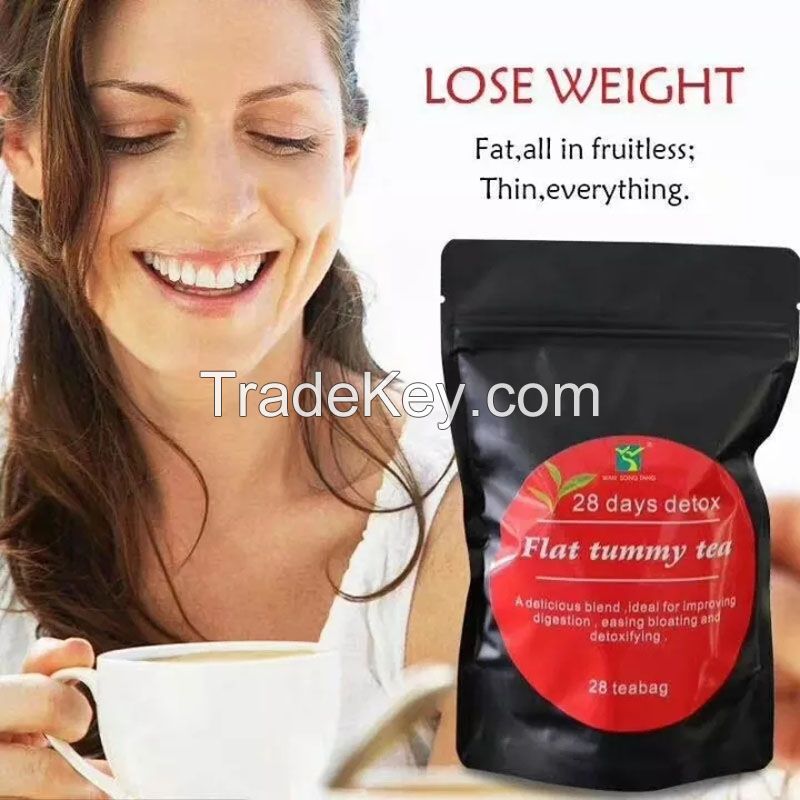 OEM Customize Health Herbal Moringa Oolong Leaves Flat Tummy Tea