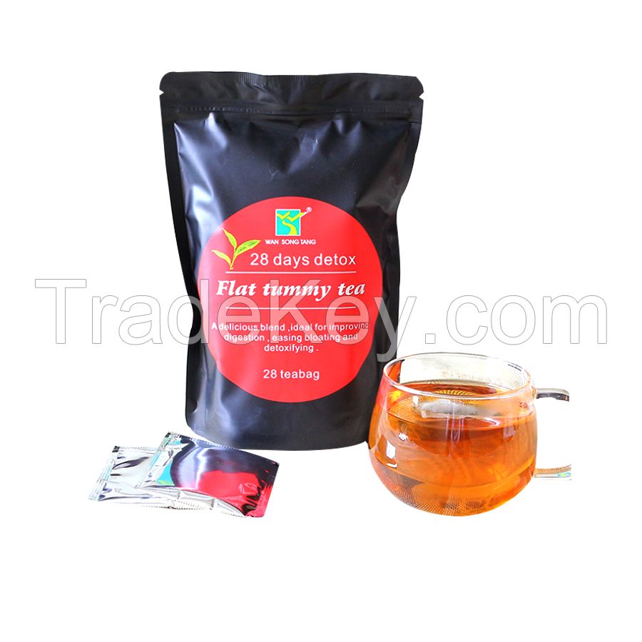 OEM Customize Health Herbal Moringa Oolong Leaves Flat Tummy Tea