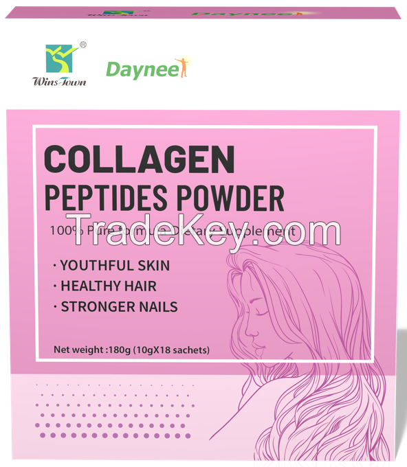 Custom Hair Skin Nails Collagen Powder Beauty Skin Whitening Joints Collagen Peptides Powder for lightening