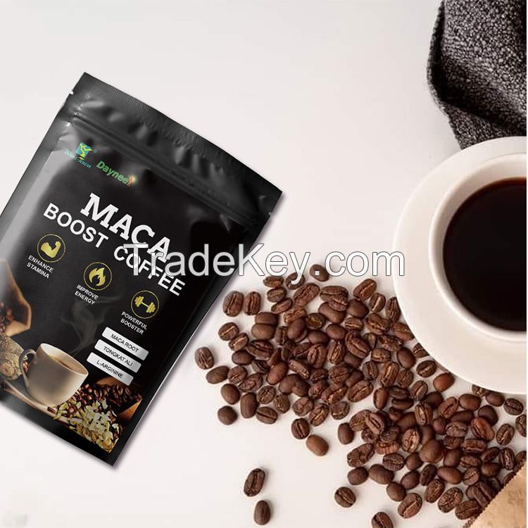 ODM OEM best Maca Coffee Power Energy Coffee for man Instant Black Maca Powder For Man