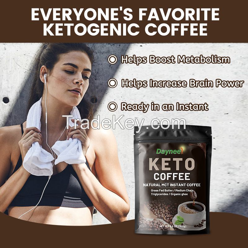 Keto Coffee Natural Healthy Diet Control MCT Meal Replacement Food Instant Weight Loss Keto coffee