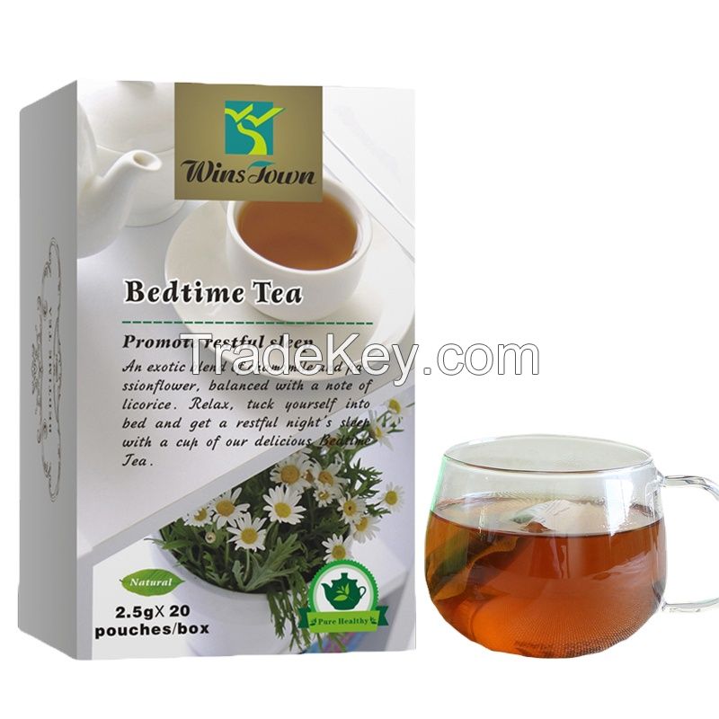 Winstown Bedtime Tea Good Night Sleep Organic Herbal Natural Healthy Wholesale Custom Stress relax immunity Tea