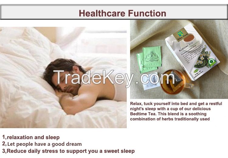 Winstown Bedtime Tea Good Night Sleep Organic Herbal Natural Healthy Wholesale Custom Stress relax immunity Tea