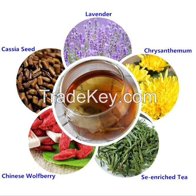 Eye Bright tea health eyesight herb 100% organic Chrysanthemum Cassia Seed Natural eye fatigue
