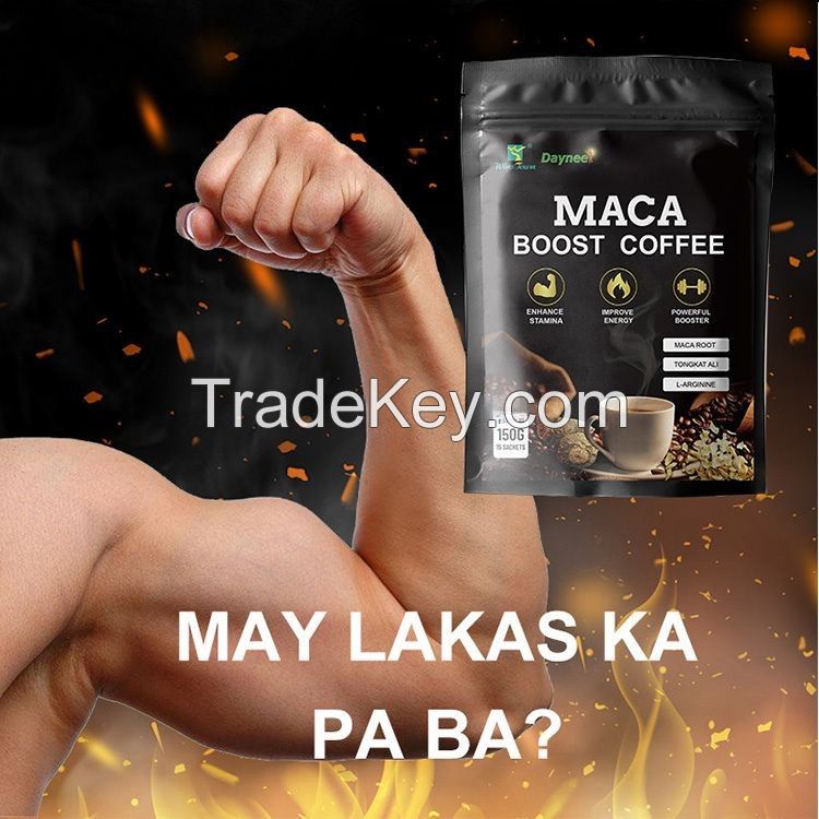Private Label Man Maca Energy Coffee Natural Herbal healthy black instant Maca coffee for men power