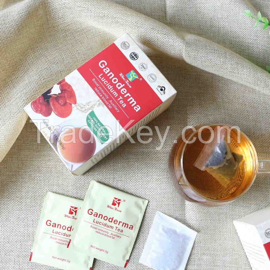 Ganoderma refresh herbal Lingzhi tea organic lucidum reishi invigorate wholesale Natural Detox tea