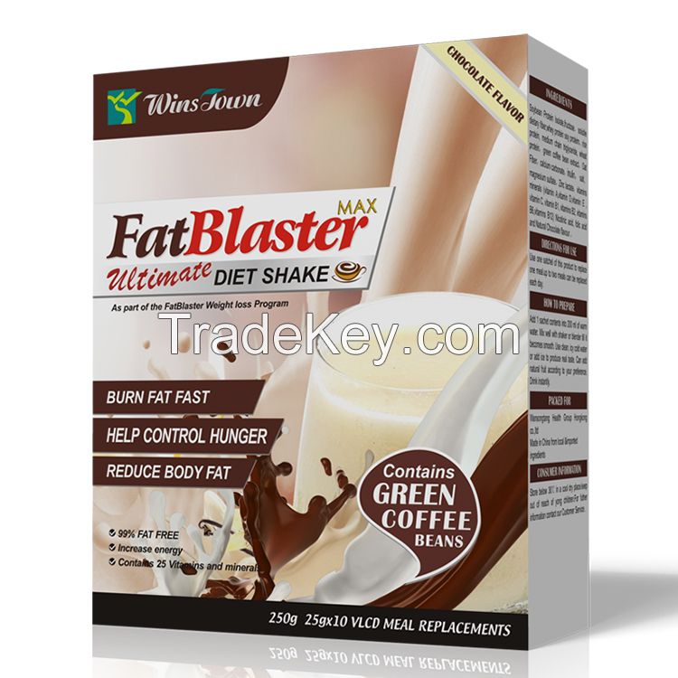 Weight Loss chocolate Shake Instant Fiber powder Diet Drink Protein Fat blaster Burning Slim Meal Replacement Shake