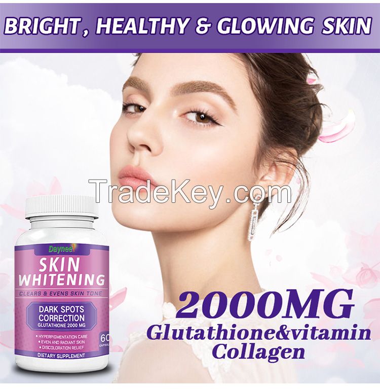 OEM Best selling softgel capsules skin whitening pills for black skin