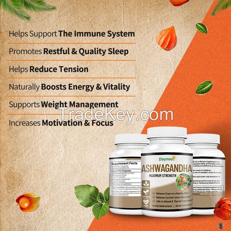 Wholesale herbal Powder Supplements Ashwaga herbal capsules For Maintaining Health And Immune System