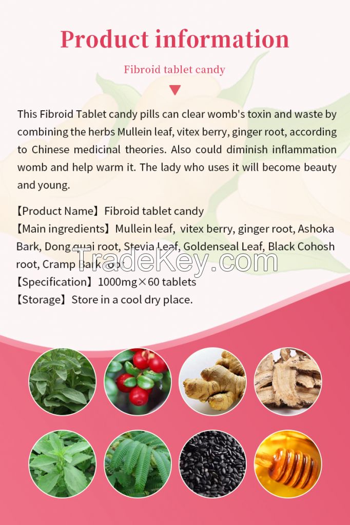 Fibroid Tablets Candy Natural Peruvian Dietary Supplement booster Herbal Pills healthcare fibroid tablets