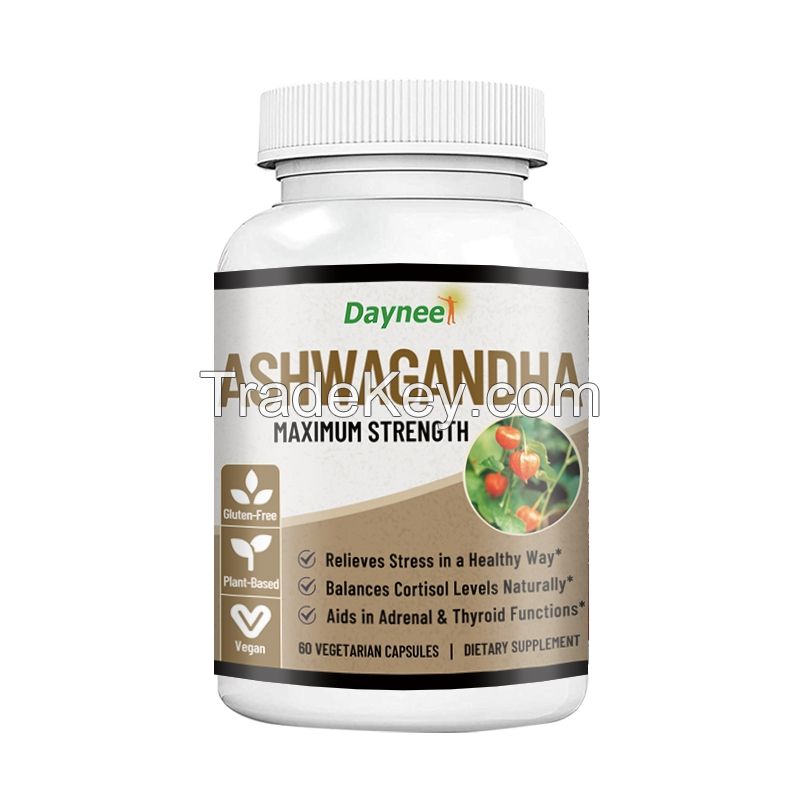 Natural capsules relieve stress ashwagandha herbal capsules best tablets