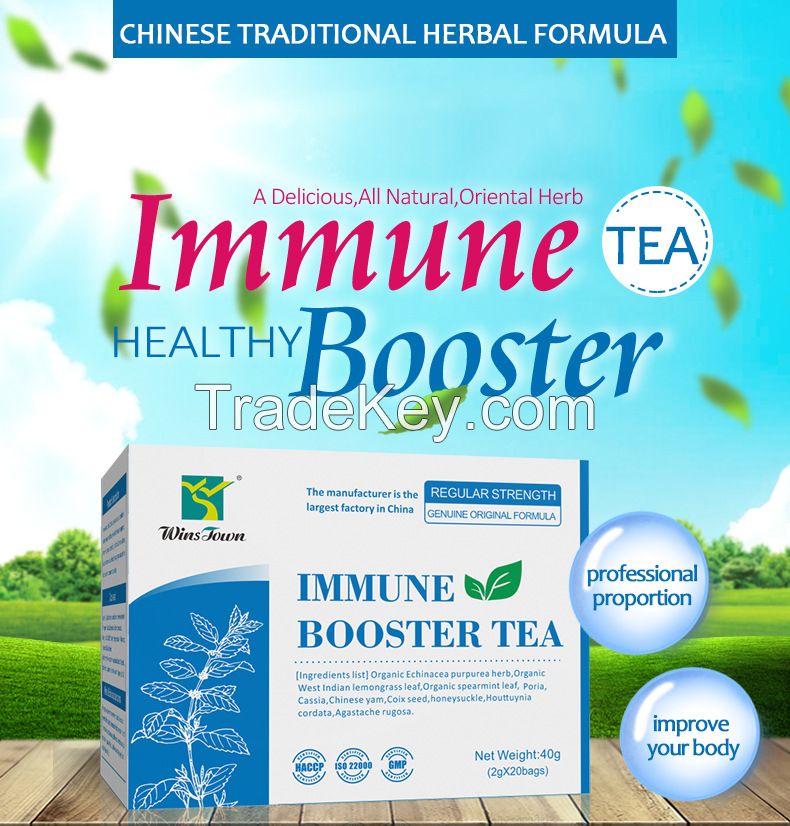 Immune booster tea herbal organic wholesale Custom powerful No effect healthy enhancement immunity tea