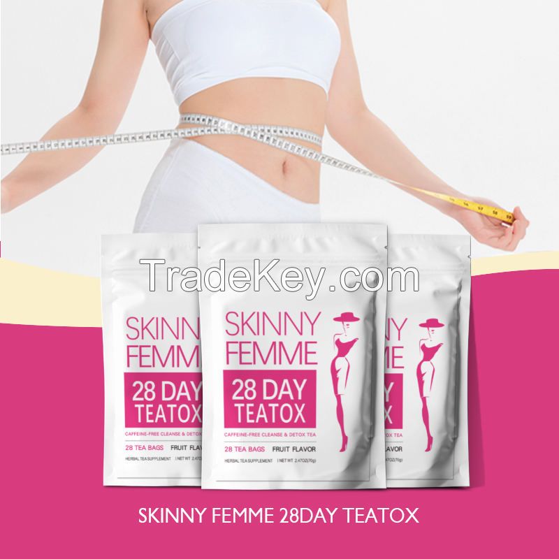 Fast 28 days Teatox Lose Weight tea Natural organic Skinny Belly burn fat Flat Tummy detox organic slimming tea